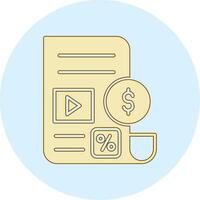 Paid Articles Vector Icon