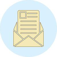 icono de vector de correo electrónico