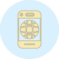 Mobile Internet Vector Icon