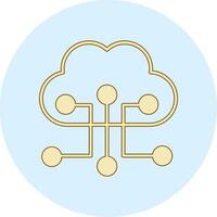 Cloud Configuration Vector Icon