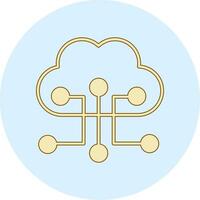 Cloud Configuration Vector Icon