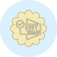 Best Value Vector Icon