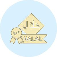 Halal Vector Icon