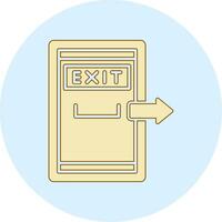 Exit Door Vector Icon