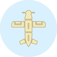 Monoplane Vector Icon