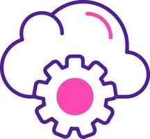 Cloud Computing Vector Icon