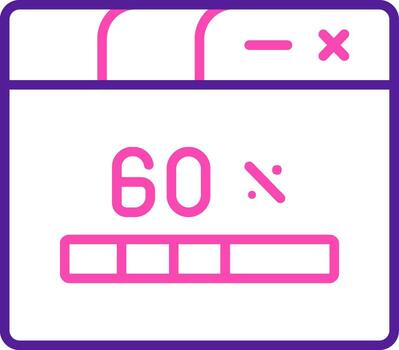 icono de vector de carga