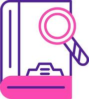 icono de vector de investigación