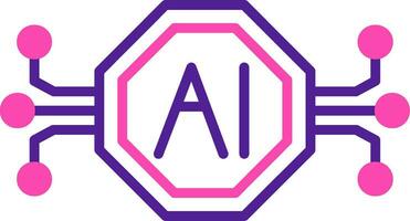 Artificial Intelligence Vector Icon