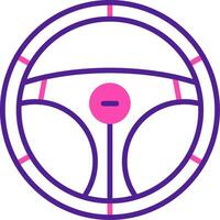 Steering Wheel Vector Icon