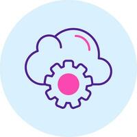 Cloud Computing Vector Icon