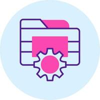 Folder Management Vector Icon