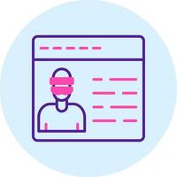 Criminal Database Vector Icon