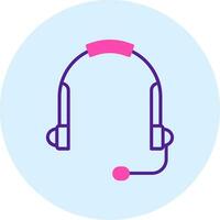 icono de vector de auriculares