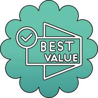 Best Value Vector Icon