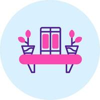 Bookshelf Vector Icon