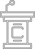 Lectern Vector Icon