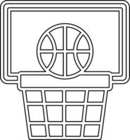 icono de vector de baloncesto