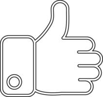 Thumbs Up Vector Icon