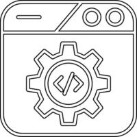 icono de vector de sitio web