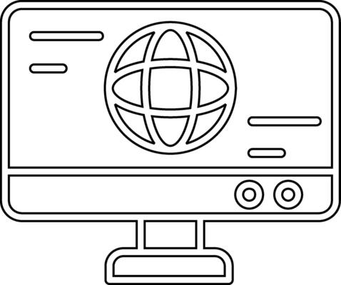 Monitoring Vector Icon