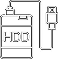 Harddisk Vector Icon