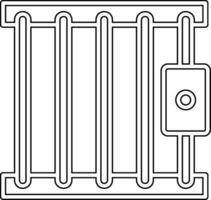 cárcel vector icono