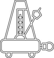 icono de vector de metrónomo