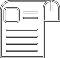 icono de vector de documento