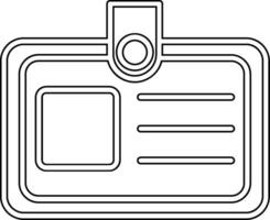 Identification Card Vector Icon