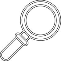 Magnifying Glass Vector Icon