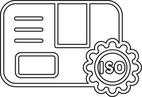 Iso Vector Icon