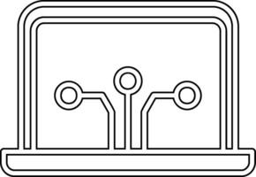 icono de vector de laptop