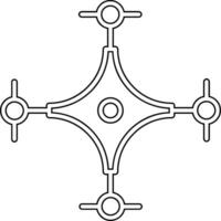 icono de vector de dron