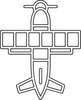 Biplane Vector Icon