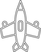 aeronave vector icono