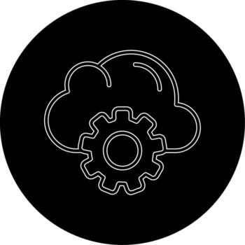 Cloud Computing Vector Icon