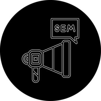 icono de vector de sem