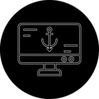 Anchor Text Vector Icon