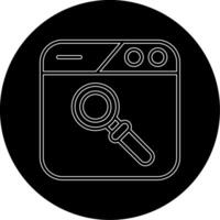 Search Engine Vector Icon