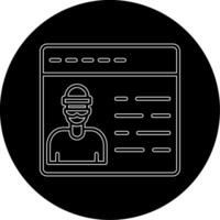 Criminal Database Vector Icon