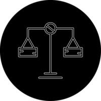 Balance Scale Vector Icon