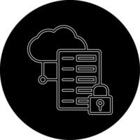 Data Lock Vector Icon