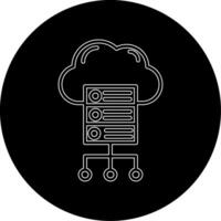 Cloud Server Vector Icon