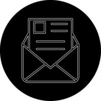 icono de vector de correo