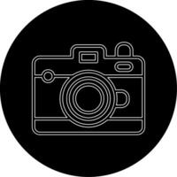 icono de vector de cámara de fotos