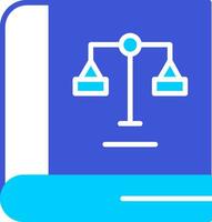 Law Book Vector Icon