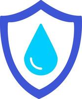 agua resistente vector icono