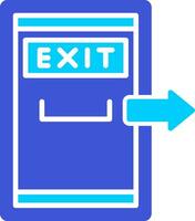 Exit Door Vector Icon