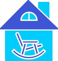 Retirement Home Vector Icon